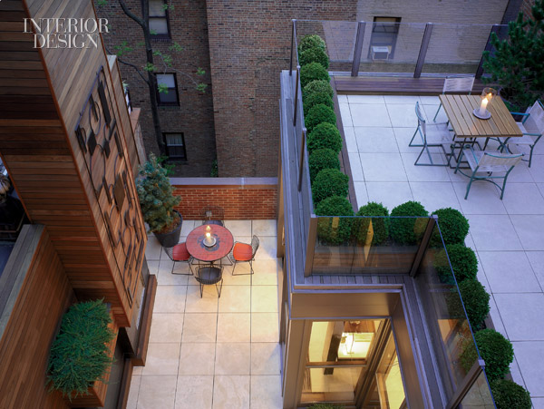 Interior Design magazine cover - NYC loft and outdoor areas