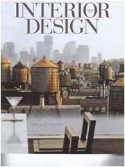 Interior Design magazine cover - NYC Millwork press
