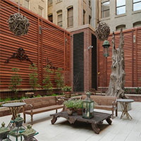 Exterior custom wood working by NYC Millwork