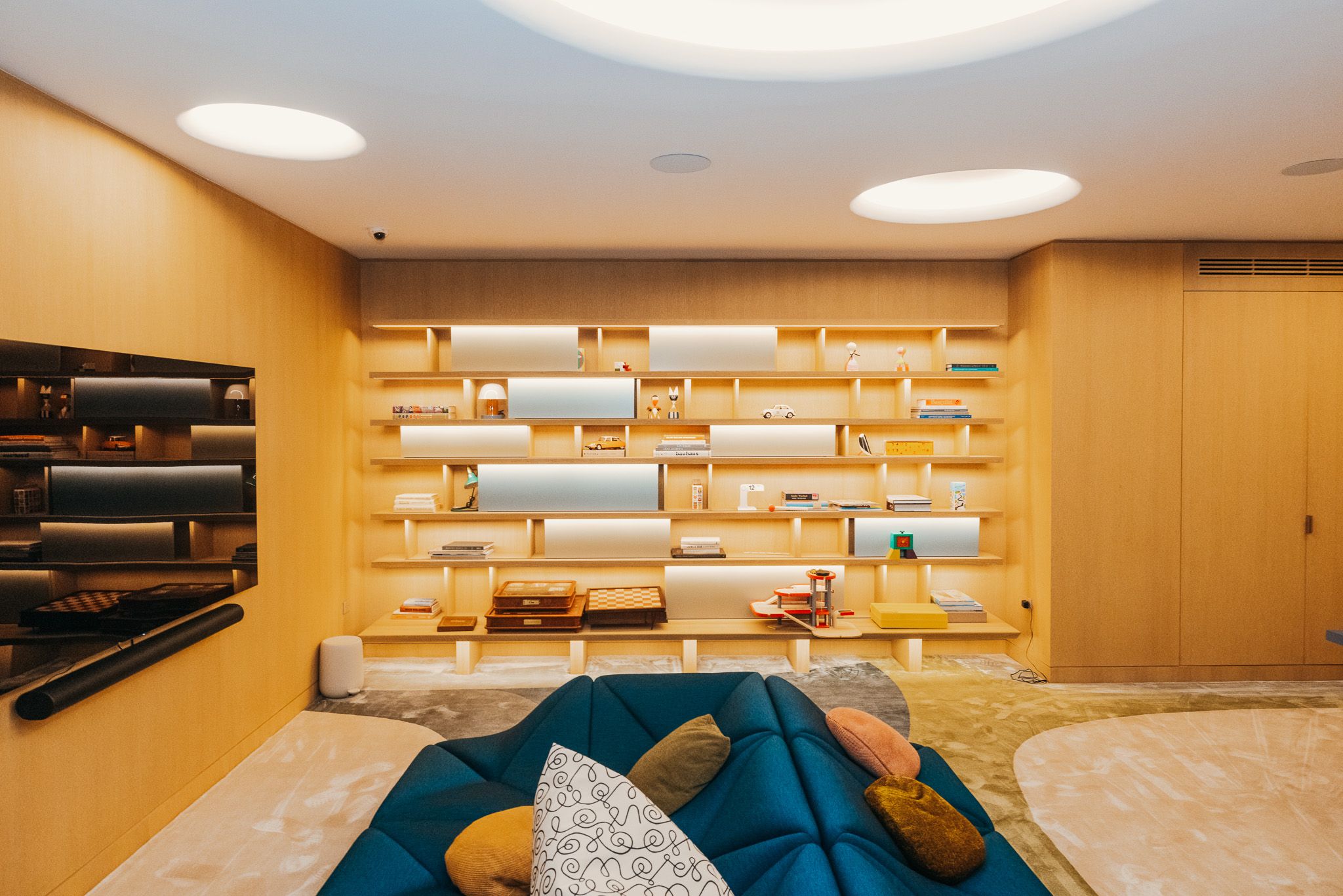 Upper East Side luxury apartment card room